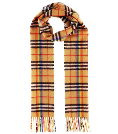 burberry rainbow scarf|burberry scarf vs real.